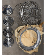Vintage NOS Ascot Wire Basket Wheel Cover Hubcap Hot Rat Rod Ford Mercur... - $630.80 CAD