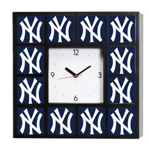 The NEw York Yankees Team Big Clock with 12 images - £25.65 GBP