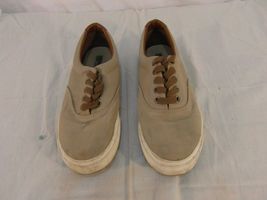 ADULT MENS sz7 THOM McAN MONTROSE FULL LACE UP CASUAL TAN SHOES BOAT SHO... - $11.74