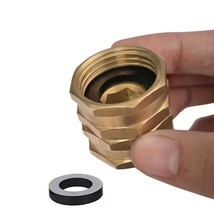Garden Hose Fittings Adapter Solid Brass Double Female  Connector (3/4&quot; ... - £5.07 GBP
