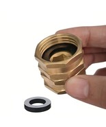 Garden Hose Fittings Adapter Solid Brass Double Female  Connector (3/4&quot; ... - $122.02 MXN