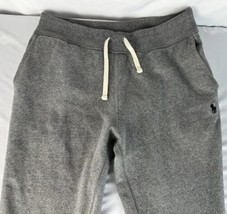 Polo Ralph Lauren Sweatspants Joggers Gray Drawstring Waist &amp; Ankles Medium - £31.28 GBP