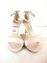 Bandolino Beige Patent Ankle Strap Sandals Heels Shoes Women&#39;s 9M (SW19)1 - £17.20 GBP