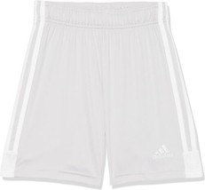 adidas Big Kid Boys Tastigo 19 Shorts Size Small Color Team Light Grey/W... - $28.95
