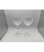 Pair of Waterford Crystal POWERSCOURT Hock Wine Glasses - $221.54 CAD