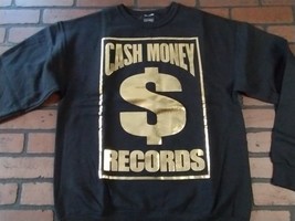 Cash Money Aufzeichnungen - 2017 Langärmelig Folie Sweatshirt ~Brandneu~ S M L - £21.57 GBP+