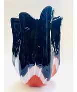 Contemporary Carlo Scarpa Monumental Murano Art Glass Large Heavy 6-Fold... - £270.27 GBP