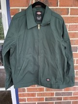 Dickies Eisenhower Workwear Full-Zip Jacket - Size Small - Green - NWOT - £31.13 GBP
