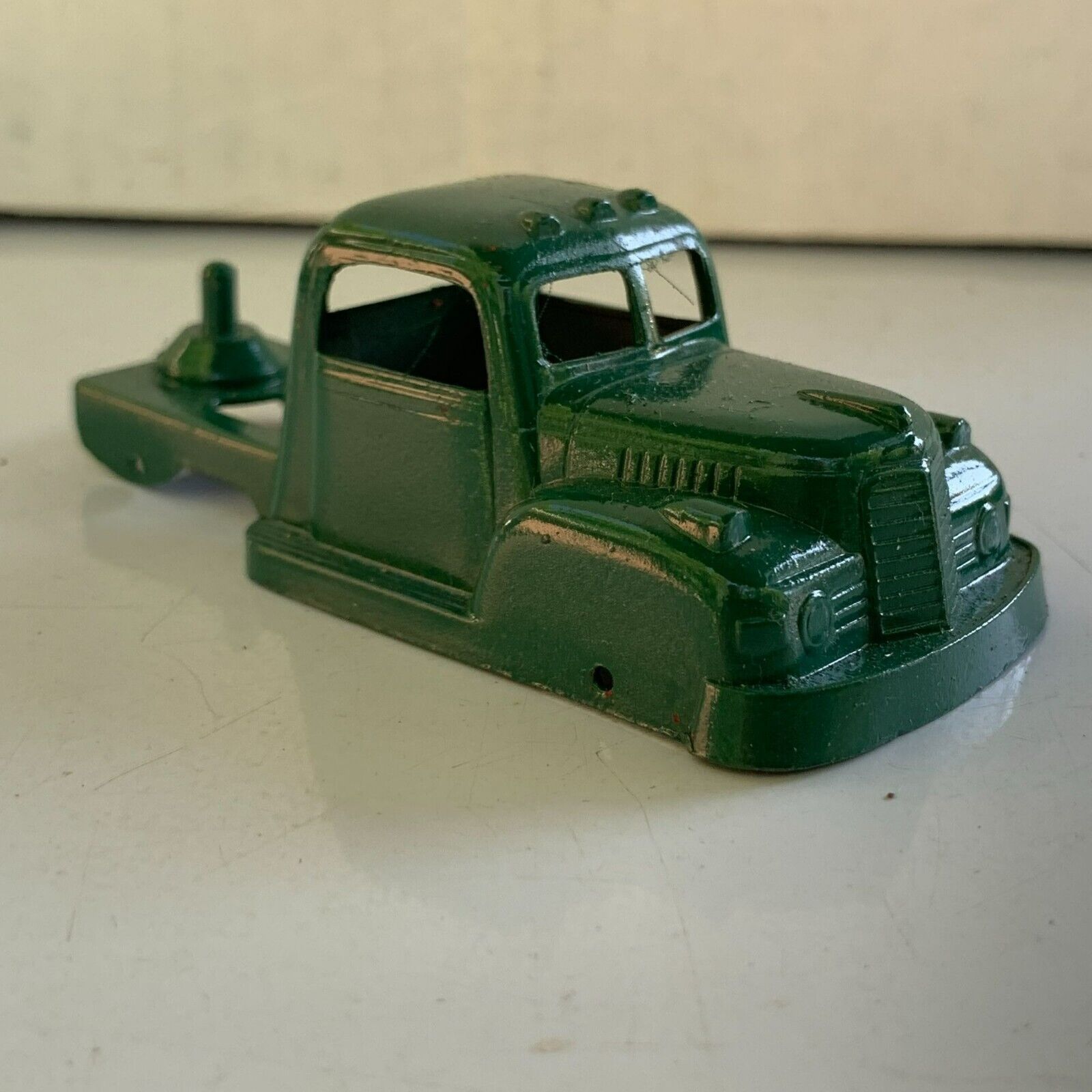 Tootsietoy Green International Semi Truck Cab, 1960s Collectible Toy Truck - $16.82