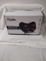 New, Papillon 3D Shiatsu Massager Pillow with Heat Pillow JH-006 AC/DC - £23.06 GBP
