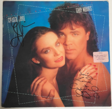 Crystal Gayle &amp; Gary Morris dual signed 1987 What If We Fall In Love? LP Album C - £69.94 GBP