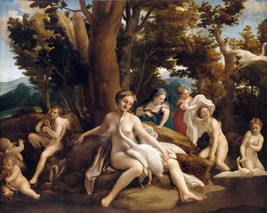 Decoration Poster.Leda and the Swan by Correggio painting.Room Wall Decor.11296 - £13.66 GBP+