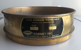 FORNEY  0.500&quot;BS8F Test Sieve Opening 12.5mm/0.500” USA Standard Testing... - £39.16 GBP