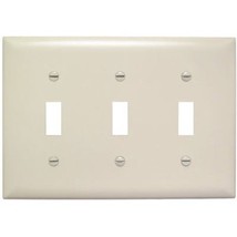 Legrand Pass &amp; Seymour TP3WCC12 Trademaster Mid-Size Unbreakable Nylon Wall Plat - £5.20 GBP