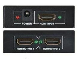1x2 HDMI v1.4 HD Splitter - 1-In and 2-Out - 3D - 1080p - Video Amplifier Repeat - £36.34 GBP