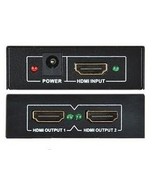 1x2 HDMI v1.4 HD Splitter - 1-In and 2-Out - 3D - 1080p - Video Amplifie... - $63.11 CAD