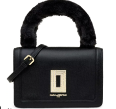 Karl Lagerfeld Simone Crossbody Bag Purse  Black Leather  retail $228 AU... - $124.95