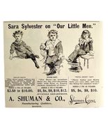 Shuman Corner Sara Sylvester 1894 Advertisement Victorian Clothing ADBN1bbb - $28.01 CAD
