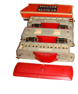 LIONEL PREWAR O GAUGE  PASSENGER CARS  601 602  GRAY/MAROON ROOF  PLUS P... - $150.00