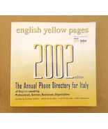 English Yellow Pages for Italy 2002 Annual Phone Book Directory - $54.16 CAD
