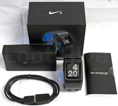 NEW Nike+ Plus GPS Sport Watch Blue/Anthracite TomTom Fitness Runner Tra... - £75.13 GBP