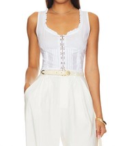 Free People amelia corset top in White - $52.00