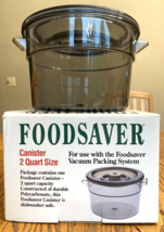 FoodSaver by Tilia 2 Quart Qt Vacuum Sealer Canister Container Food Saver w/ Lid - £11.90 GBP