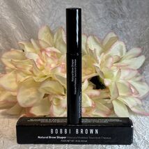 Bobbi Brown Natural Brow Shaper Brow Mascara - SOFT BLACK 11 - FullSize ... - $19.75