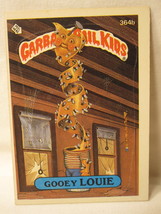 1987 Garbage Pail Kids trading card #364b: Gooey Louie / Off-Center - $10.00