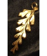 GENTLY USED Gold Tone Necklace Pendant - VGC - BEAUTIFUL GOLD PLATED - P... - $150.28 MXN