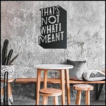 LaModaHome That&#39;s Not What I Meant 32x50 cm[12.6&quot;x19.7&quot; in] Metal Wall Art,Wall  - £48.64 GBP