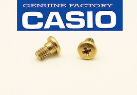 Casio G-Shock GW-225A GW-204K bezel 2pcs Screws set gold tone position 7 H &amp; 11H - £8.93 GBP