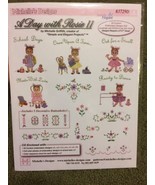 MICHELLE&#39;S DESIGNS #3729D A DAY WITH RISIE II MACHINE EMBROIDERY DESIGNS - $34.99