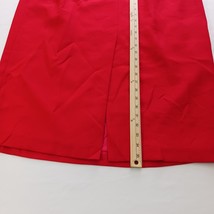 Vintage Stella Louise for KB Womens Red Maxi Pencil Skirt With Zip & Slit Sz 20W image 10