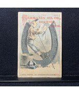 Germania Oil Co Detroit MI Victorian Trade Card Horse Harness Bridles Ti... - $46.89 CAD