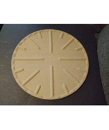 Pampered Chef 15" Round Flat Pizza Baking Stone #1370, Heritage Collection - £26.94 GBP