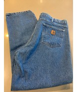 Men&#39;s Carhartt Denim Work Jeans B160 DST size 42 x 32 NEW - $24.09