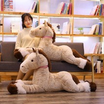 Unicorn Plush Toys Giant Stuffed Animal Horse Toys For Children Soft Doll Home D - £32.84 GBP