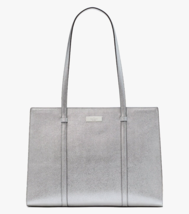 New Kate Spade Kenzie Metallic Large Tote Lunar Light with Dust bag - £87.61 GBP