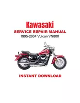 1995-2004 Kawasaki Vulcan 800 VN800 Service Repair Manual - $23.94 CAD
