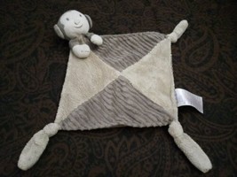 Babies R Us Koala Baby Brown Tan Knot  Ribbed Monkey Security Blanket  - £27.22 GBP