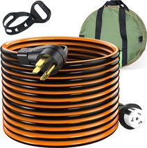 50 Amp 50 Foot Rv Extension Cord, 14-50P To Ss2-50R Heavy, 50 Foot Black&amp;Orange - $259.99