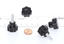 6mm x 20mm Thumb Screws   25mm OD  7 Lobe Head   Durable Bakelite - £8.14 GBP+