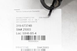 Air Cleaner 3.6L w/ Cold Climate Package Fits 06-10 PASSAT 69804 image 12