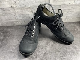 Waldläufer Sneakers Women 9 M Dana Shoes Black Nubuck Leather Comfort La... - $512.24 MXN