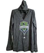adidas Women&#39;s Seattle Sounders Primary Logo Hooded T-Shirt, Black, Medium - €16,88 EUR