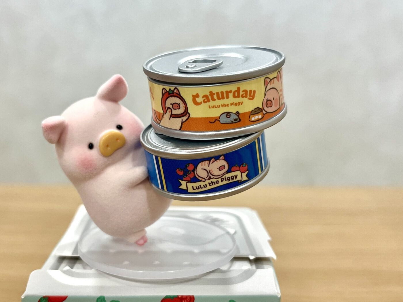 Primary image for TOYZEROPLUS x CICI'S STORY LULU PIG THE PIGGY Caturday Canned Food Figure Toy