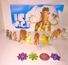 Ice Age Movie Deluxe Figure Set of 14 with 10 Figures and 4 Stickers - £12.61 GBP