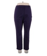 NWT WHBM Outlet Slim Ankle Pants Deep Amethyst Size 14 Stretch Career Tr... - $276.21 MXN