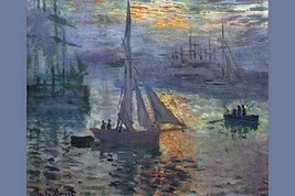 Sunrise at Sea by Claude Monet - Art Print - $21.99+